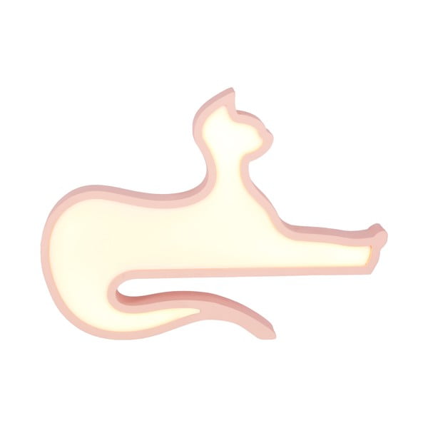 Rózsaszín gyerek éjjelilámpa Cat – Candellux Lighting-image-2