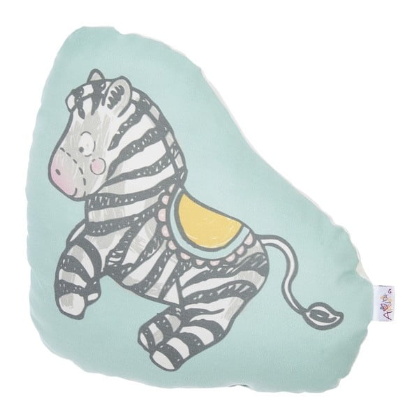 Pillow Toy Zebra pamut keverék gyerekpárna, 28 x 29 cm - Mike & Co. NEW YORK