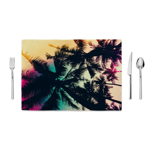 Tropical Palms tányéralátét, 35 x 49 cm - Home de Bleu