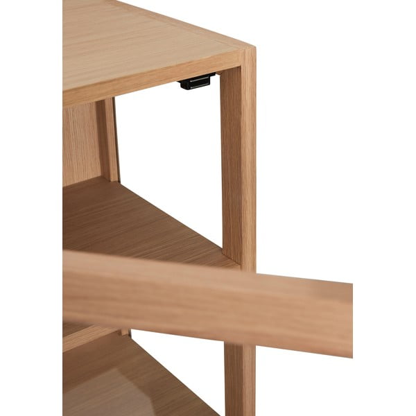 Natúr színű tölgyfa tálalószekrény 60x130 cm Kaiser – Hübsch-image-3