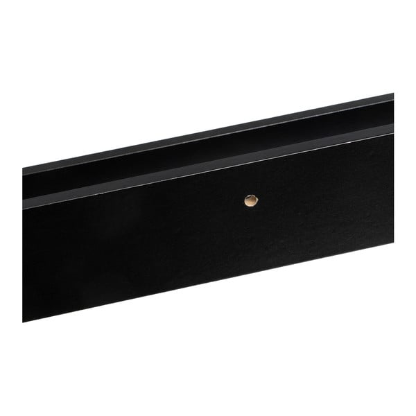 Fekete fali polc képekhez 60 cm – Casa Selección-image-2