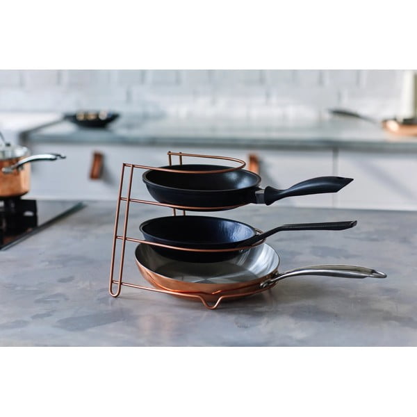 Sárgaréz színű serpenyőtartó - Metaltex-image-1