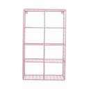 Világos rózsaszín többszintes acél fali polc 30 cm Reja – PT LIVING