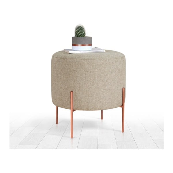 Bézs puff Copper – Artie-image-2