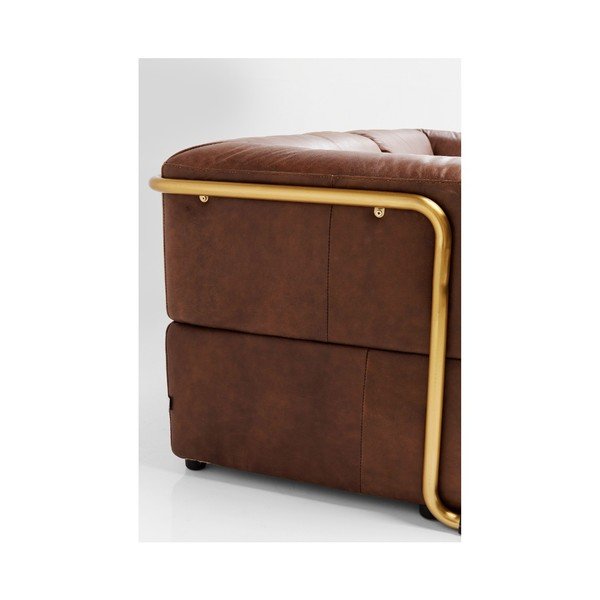 Salto háromszemélyes bőr kanapé - Kare Design-image-3