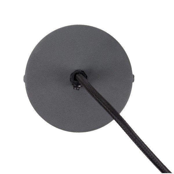 Farm fekete függőlámpa fa részletekkel, ⌀ 30 cm - Leitmotiv-image-1