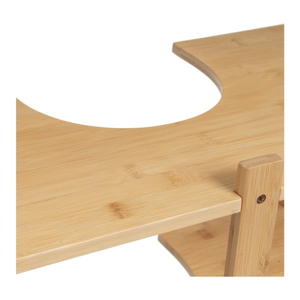 Natúr színű bambusz mosdó alatti szekrény 60x60 cm – Casa Selección-image-3