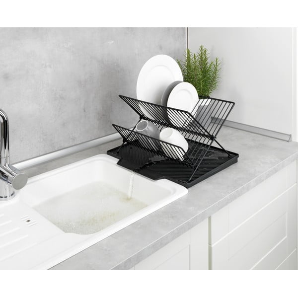 Nelia sötétszürke edényszárító, 34 x 40 cm - Wenko-image-1