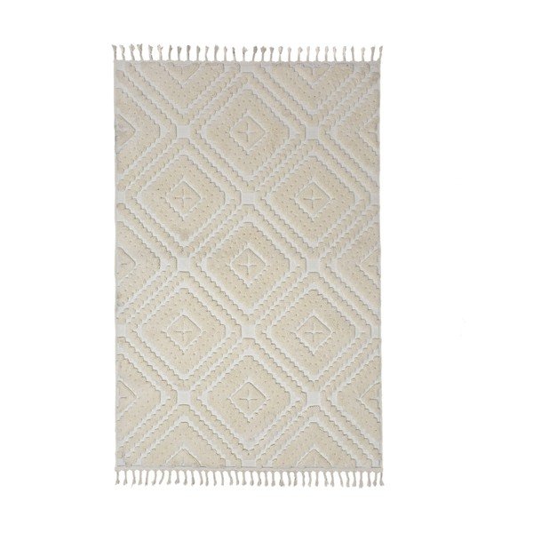 Krémszínű szőnyeg 133x190 cm Diomara – Flair Rugs