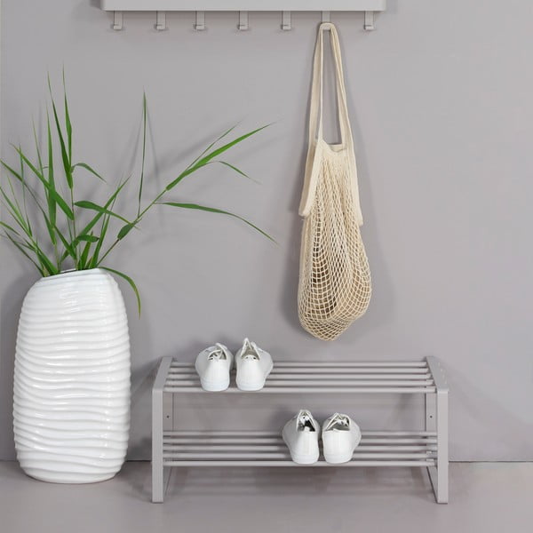 Szürkésbarna fém cipőtartó 70x29x27 cm Rex – Spinder Design-image-3