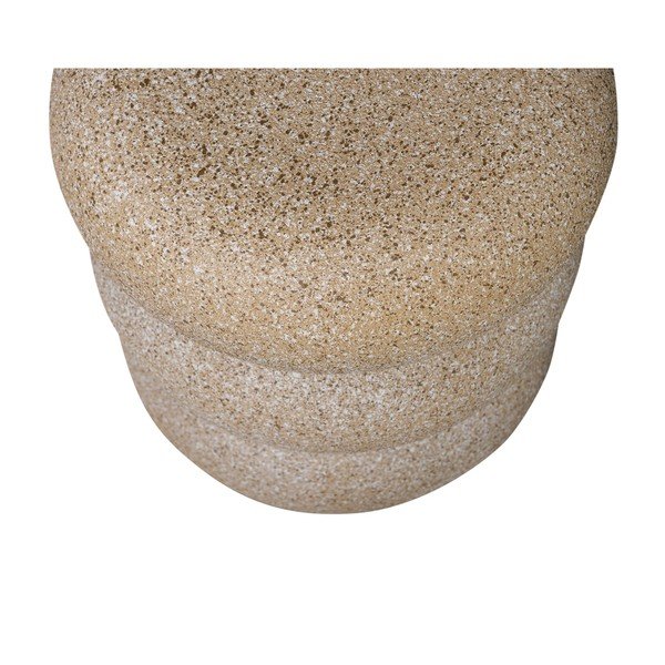 Kerek kerti kisasztal kő dekorral ø 40 cm Laurel – WOOOD-image-3