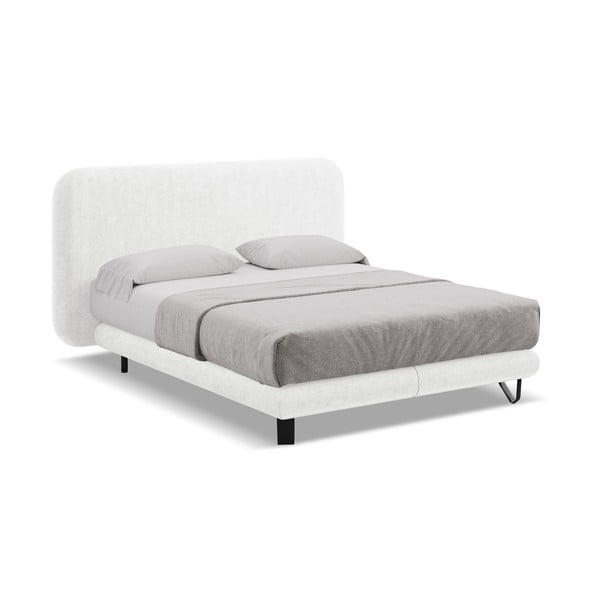 Fehér boxspring ágy 180x200 cm Ilima – Makamii-image-1