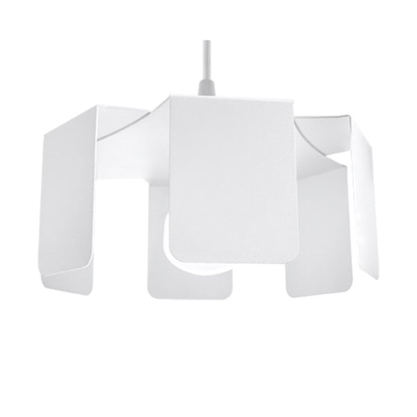 Fehér függőlámpa fém búrával ø 24 cm Rossario – Sollux-image-2