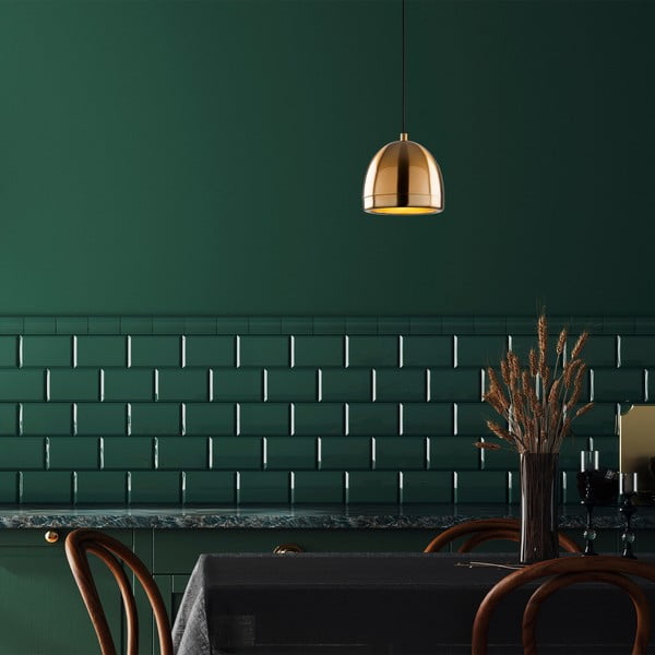 Bronzszínű függőlámpa fém búrával ø 17 cm Mugo – Opviq lights-image-2