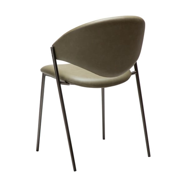 Khaki bőrutánzat étkezőszék Zone – DAN-FORM Denmark-image-3