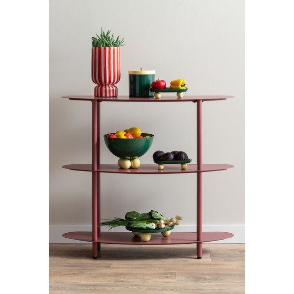 Piros üveg váza (magasság 26 cm) Rayado Retro – PT LIVING-image-2