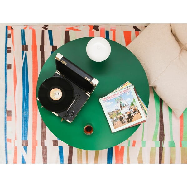 Sötétzöld kerek dohányzóasztal ø 100 cm Pausa – Really Nice Things-image-2