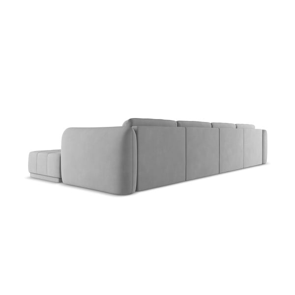 Világosszürke sarokkanapé Hoku – Makamii-image-3