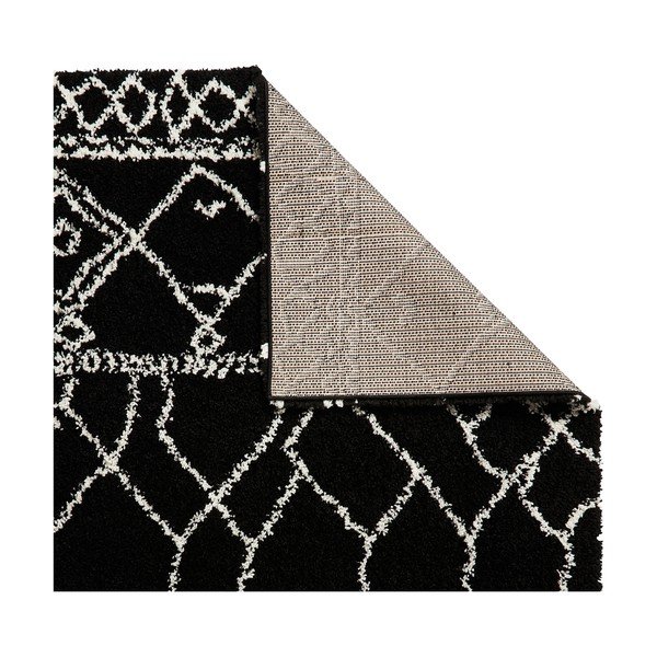 Scandi Berber fekete szőnyeg, 200 x 290 cm - Think Rugs-image-1