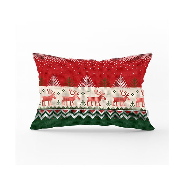 Merry Xmass karácsonyi párnahuzat, 35 x 55 cm - Minimalist Cushion Covers
