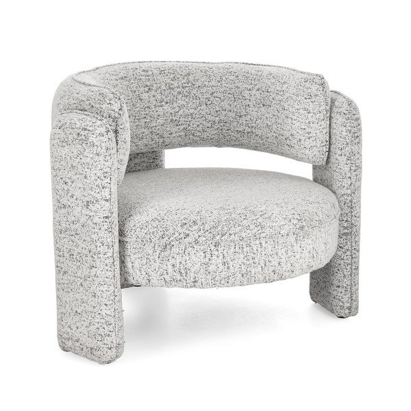 Világosszürke fotel Aisha – Bizzotto