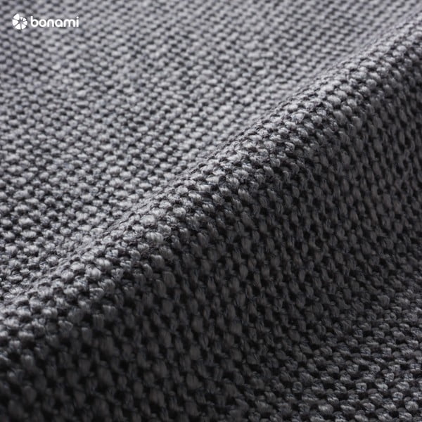 Sötétszürke kárpitozott ágyneműtartós franciaágy ágyráccsal 180x200 cm Atesio – Meise Möbel-image-4