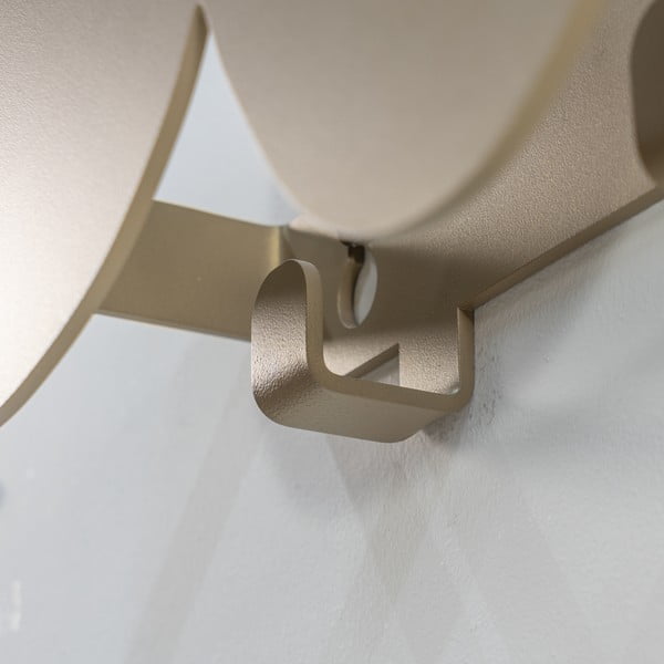 Bézs fém fali fogas 58 cm Tumulo – Spinder Design-image-4