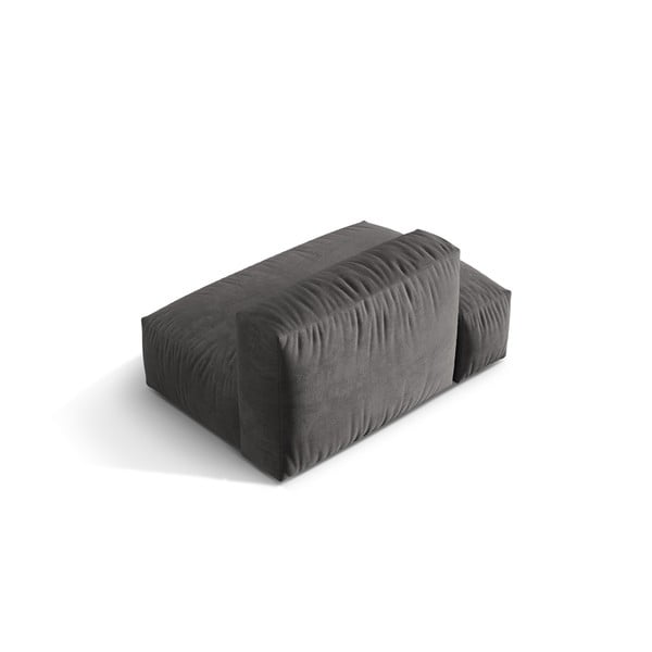 Szürke bársony kanapé modul (bal oldali) Martina – Micadoni -image-2