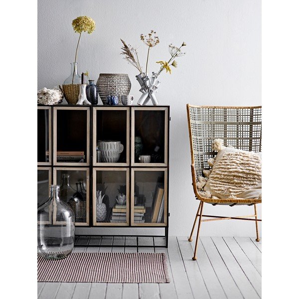 Stump fehér agyagkerámia gyertyatartó - Bloomingville-image-1