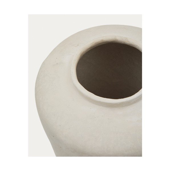 Krémszínű papírmasé magas váza (magasság 55 cm) Serina – Kave Home-image-2
