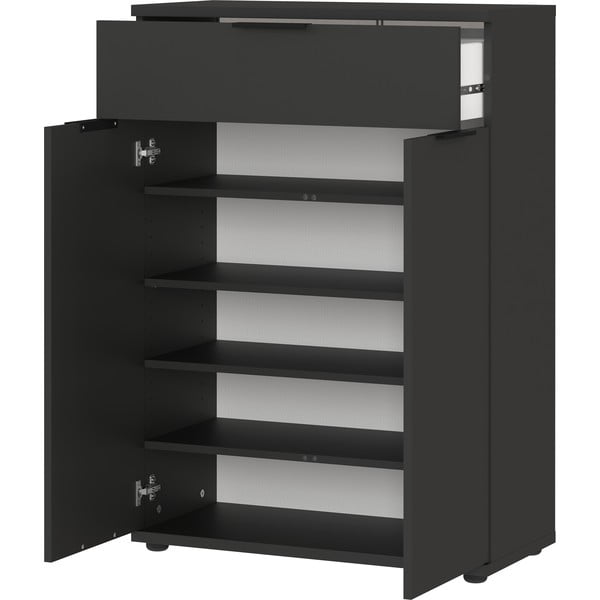 Antracitszürke fiókos cipőtartó Stanton – Germania-image-3