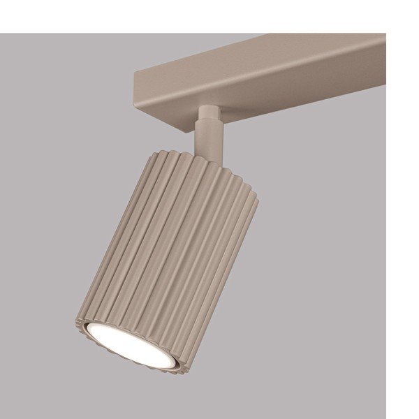 Szürkésbarna fém spotlámpa 6,5x30 cm Gleam – Sollux-image-3