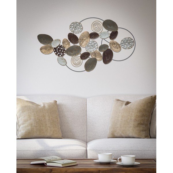 Circly fali fémdekoráció, 87,5 x 48 cm - Mauro Ferretti-image-1