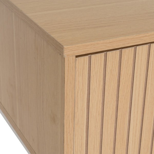 Natúr színű dohányzóasztal tölgyfa dekorral 50x110 cm Mid-Lines – Casa Selección-image-2