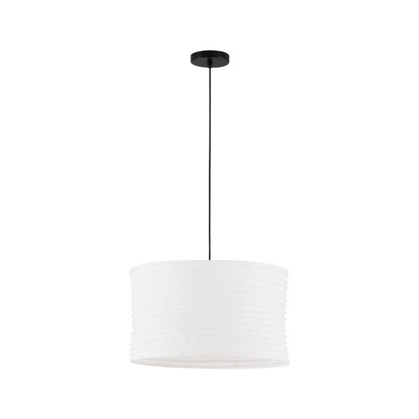 Fehér len függőlámpa ø 50 cm Linnet – Nova Luce