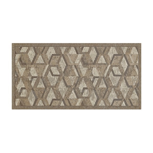 Hypnotik szürke-barna futószőnyeg, 55 x 140 cm - Floorita-image-2