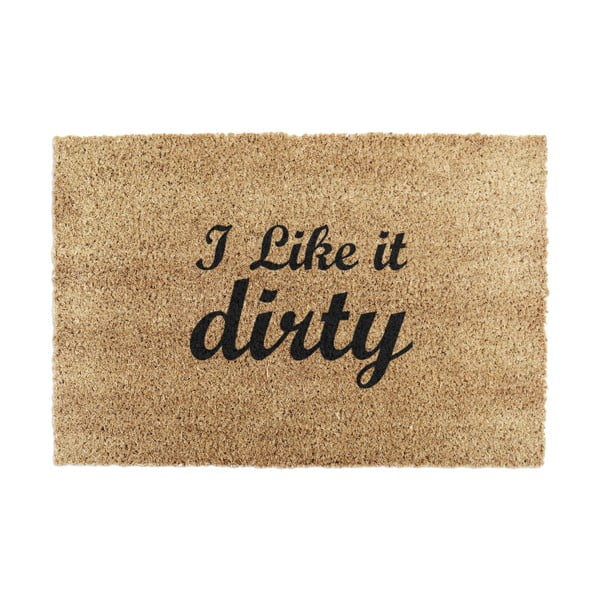 Kókuszrost lábtörlő 40x60 cm I Like it Dirty – Artsy Doormats