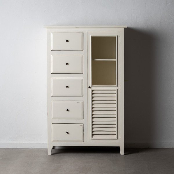 Fehér mindifa magas komód 95x150 cm Luanco – Ixia-image-3