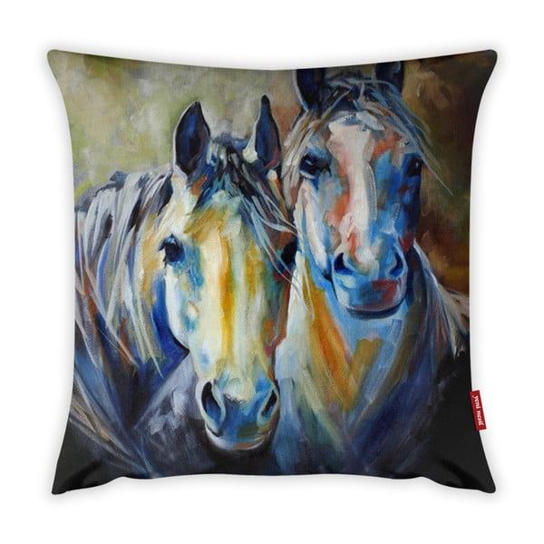 Horses Art párnahuzat, 43 x 43 cm - Vitaus