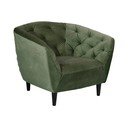 Ria zöld bársony fotel - Actona