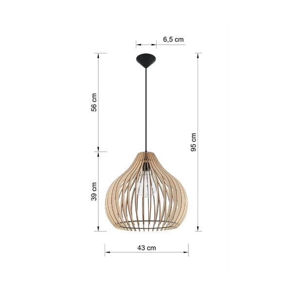 Pantilla bézs függőlámpa - Sollux-image-2