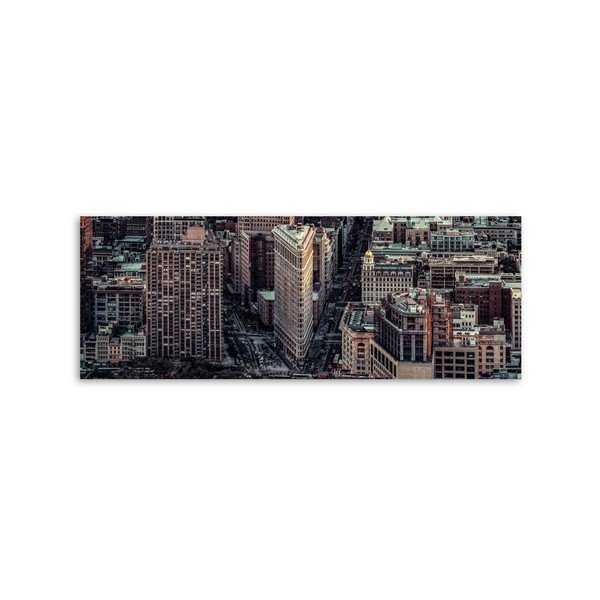 Canvas Silver City kép, 60 x 150 cm - Styler