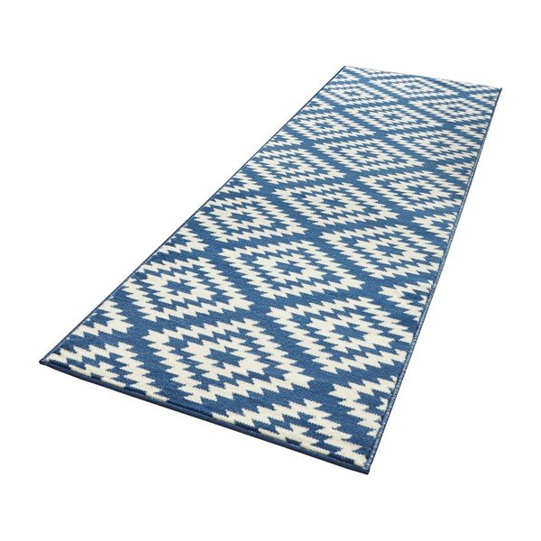 Kék futószőnyeg típusú szőnyeg 80x350 cm Nordic – Hanse Home-image-2