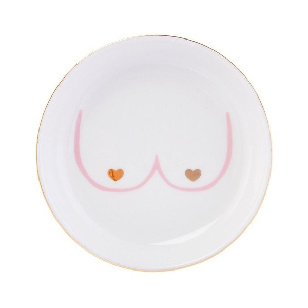 Porcelán ékszertartó tál Girl Power – Sass & Belle