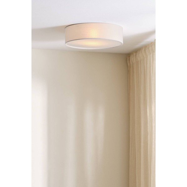 Bézs textil mennyezeti lámpa ø 40 cm Allan – Jotex-image-1