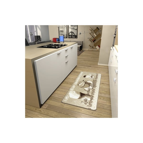 Latte Macchiato barna konyhai futószőnyeg, 80 x 200 cm - Hanse Home-image-1