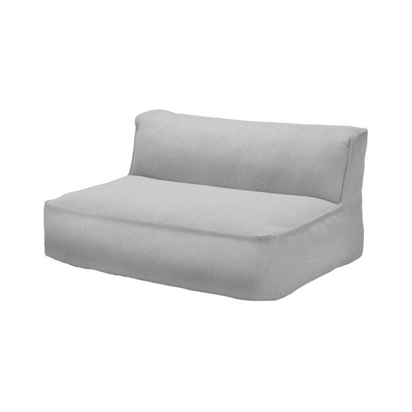 Világosszürke buklé kerti kanapé modul Grow – Blomus-image-1