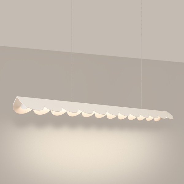 Bézs alumínium LED függőlámpa BISCUIT – Thoro-image-2