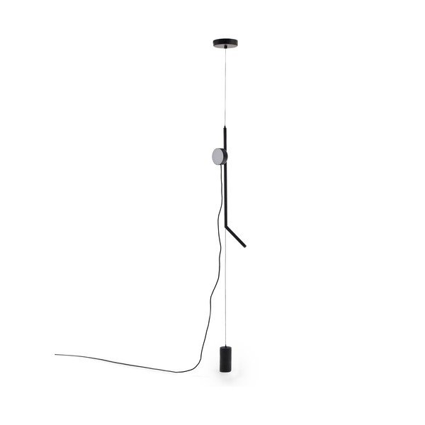 Fekete LED dimmelhető állólámpa (magasság 339 cm) Orey – Kave Home