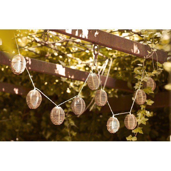 Elemmel működő LED fényfüzér, izzók száma 10 db, hosszúság 180 cm Carlisle – House Nordic-image-2